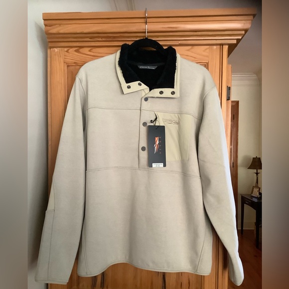 Sitka Men's Light Tan Fleece Jacket - Picture 1 of 6